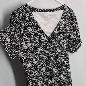 Maurices Stretch Midi Dress Blouse